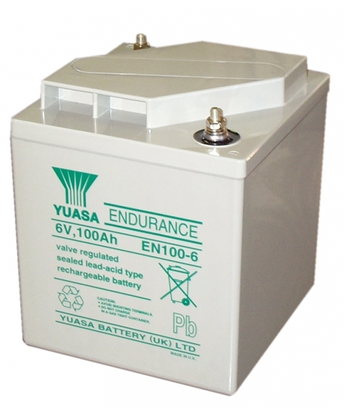 Batterie Plomb 6V 100Ah (200x208x238) Yuasa (EN100-6)