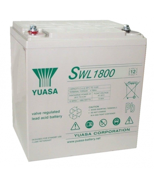 Batterie Plomb 12V 57.6Ah (216x166x223) Yuasa (SWL1800)