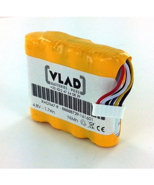 (REC) Batterie 4,8V 1,7Ah pour oxymètre de pouls Radical7 Color Screen MASIMO (14282)