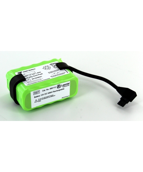 Batterie 12V 1.7Ah pour aspirateur de mucosités LCSU4 LAERDAL (886113)