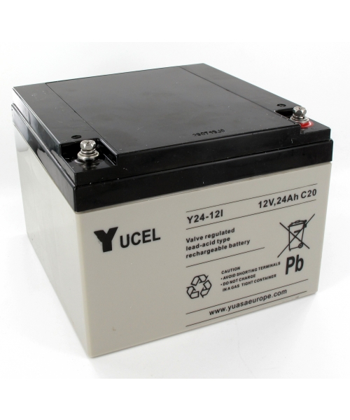 Batterie Plomb 12V 24Ah Yuasa (166X175X125) (Y2412)