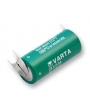 Pile Lithium3V 1.35Ah 2/3AASLF-3picots - VARTA (6237201301)