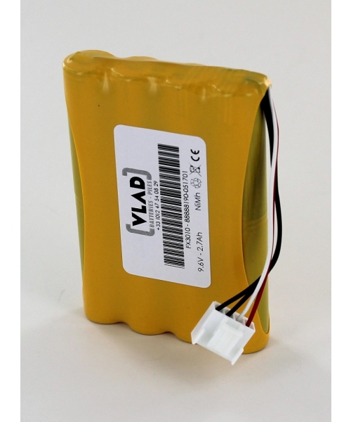 Batterie 9,6V 2,7Ah pour ECG Cardimax FX3010 FUKUDA - DENSHI (HHR-19AL24GIFD)