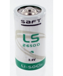 Battery lithium 3.6V 7.7Ah C Saft with lugs CLG (LS26500)