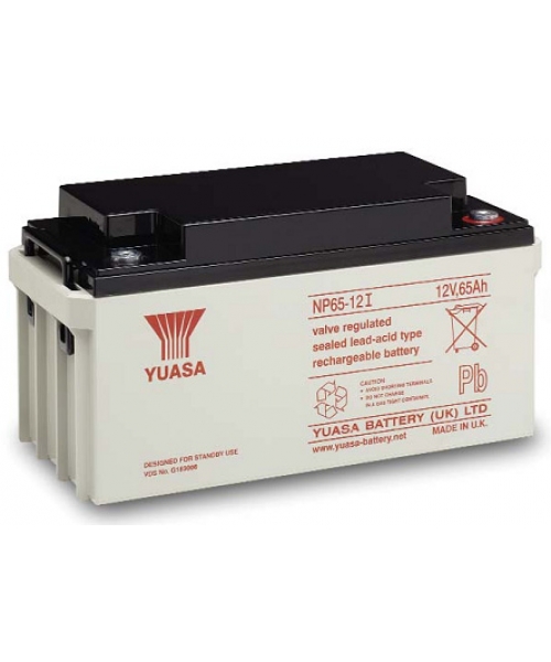 Batterie Plomb 12V 65Ah (350x166x174) Yuasa (NP65-12IFR)