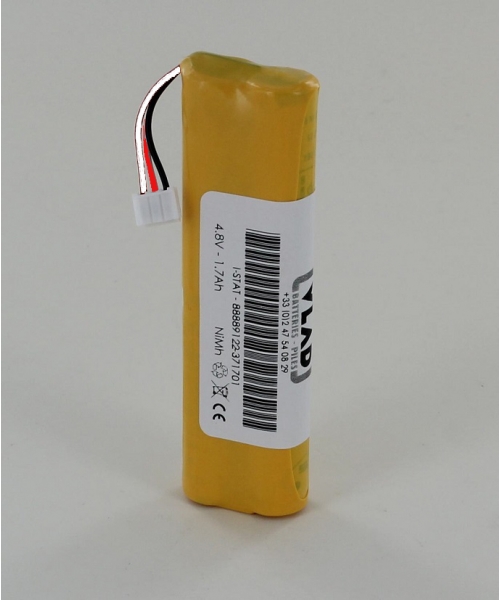 Batteria ricaricabile NiMH: 4,8 V, 900 mAh, 4 celle AAA, connettore JR