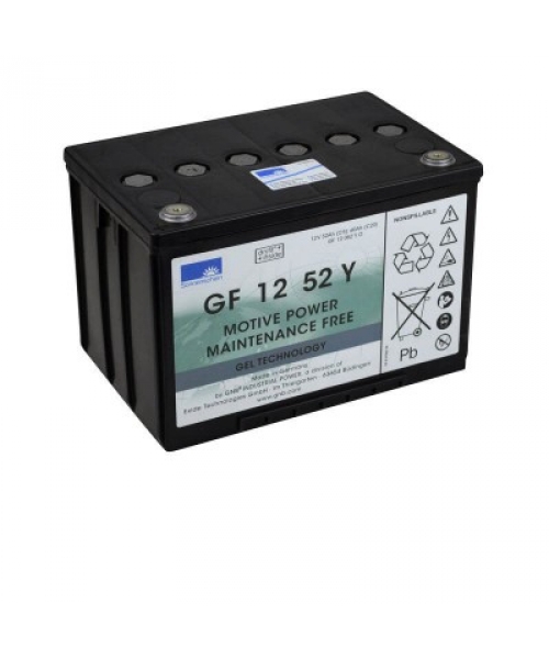 Plomo Gel 12V 52Ah (261 x 170 x 178) batería de semitracción