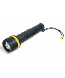 Lámpara linterna 3Led 2 LR20 protección goma (IRUB2LED )