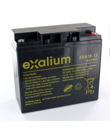 Batteria cavo 12V 18Ah (181 x 76 x 167) Exalium (EXA18 - 12)