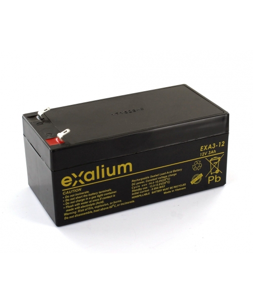 Батарея EXA 3-12 EXALIUM 12V