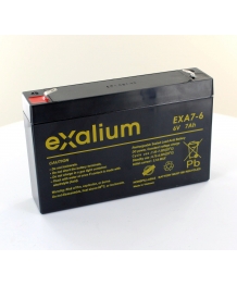 Batterie 6V 7Ah (151x34x94) EXALIUM (EXA7-6)