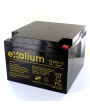 Batterie 12V 24Ah (166x175x125) EXALIUM (EXA24-12)