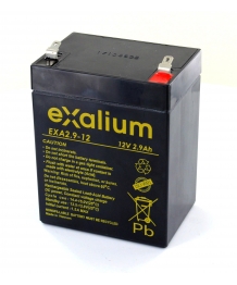 Batterie Plomb 12V 2.9ah (79x56x107) Exalium (EXA2.9-12)