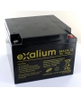 Batterie 12V 26Ah (166x175x125) EXALIUM (EXAL26-12)