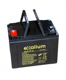 Batterie 12V 75Ah (260x170x202) EXALIUM (EXAC75-12)