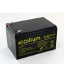Batterie Plomb 12V 12Ah EXALIUM (151X98X93) F2 (EXAG12-12) 