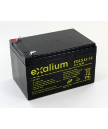 Batterie plomb Gel 12V 12Ah (151x98x93) EXALIUM (EXAG12-12)