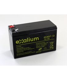 Batteria 12V 7Ah (151 x 65 x 94) EXALIUM (EXAG7 - 12)