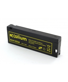 Batterie plomb 12V 2.1Ah (180x23.85x61.7) EXALIUM (EXA1223A)