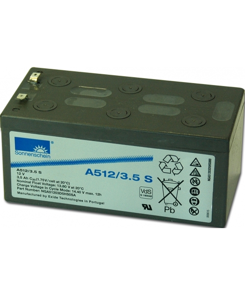 Batterie 12V 3Ah pour respirateur Evita 4 (ancien modèle) DRAGER (07895315200)