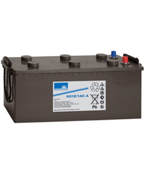 Batterie Plomb Gel 12V 140Ah (513x223x223) Exide (A512/140 A)