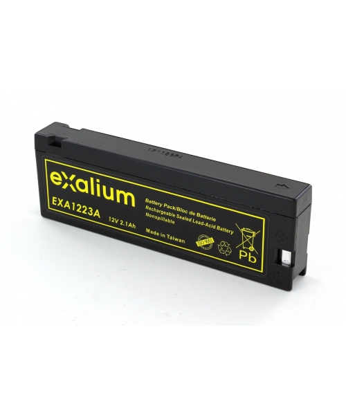 Batterie 12V 2,1Ah pour Ecg Cardiofax 8023G NIHON KOHDEN (X041A)