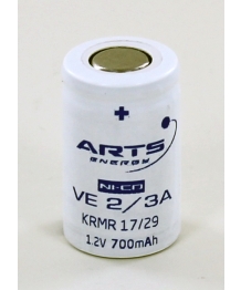 Elément Ni-Cd 1,2V 700mAh VE2/3A (136633)