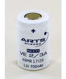 Elément Ni-Cd 1,2V 700mAh VE2/3A Saft (136633)