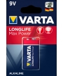 Alkaline 9V 6LR61 MaxTech Varta battery
