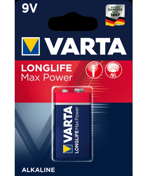 Lot x 4 pile 9v VARTA Longlife Alkaline. Equipement radio poste, lampe  taser matraque électrique  - Autres accessoires et consommables (8344243)