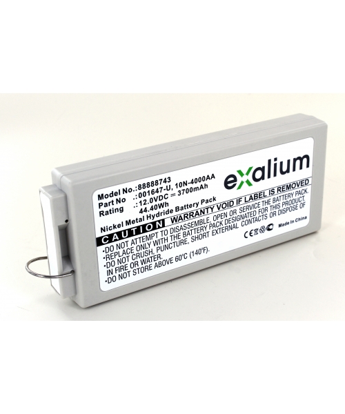 Batterie 12V 3.7Ah pour défibrillateur PIC30/40/50 WELCH ALLYN (001647-U)