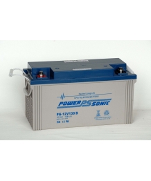 Batería, 12V 130Ah (410 x 177 x 225) POWERSONIC (PG12V130)