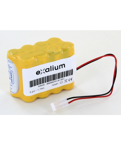 Batterie 9,6V 1,7Ah pour Ecg Cardiette CARDIOLINE (BATT/110236)