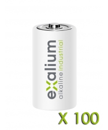 Batería alcalina Exalium Industrial LR14 cartón de 100