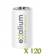 Batteria alcalina Exalium industriale LR20 cartone di 120