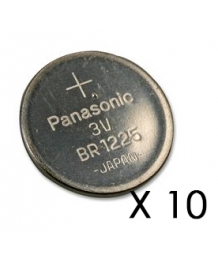 10 Piles Lithium 3V BR1225 Panasonic (BR-1225/BN)
