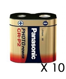 10 stack Di litio 6V 1.4Ah Panasonic /BN (CR-P2PE)