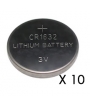 boite 10 Piles Lithium 3V 140mAh CR1632EXA (CR1632EXA-B10)