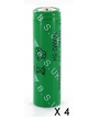 4 pilas AA Ni-Mh 1,2V 2500mAh HR3UY