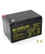 Batterie Plomb 12V 12Ah EXALIUM (151X98X98) (EXA12-12FR-C4) 