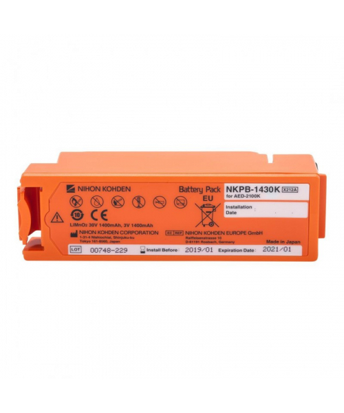 Bateria 30V 1.4Ah para desfibrilador Cardiolife AED2100 NIHON KOHDEN