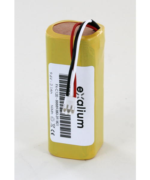 Batterie 9.6V 2Ah pour ECG Cardisuny C120 FUKUDA (HHR-16A8W1) - Vlad