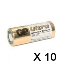 Box of 10 batteries alkaline 12V V23GA