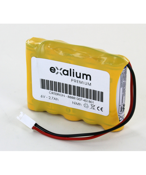 Battery 6V 2.5Ah for monitor Criterion 40 RESPIRONICS - Vlad