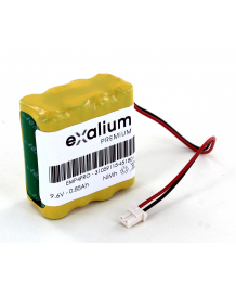 Batterie 9.6V 850mAh pour électro-stimulateur EMP4 PRO SCHWA