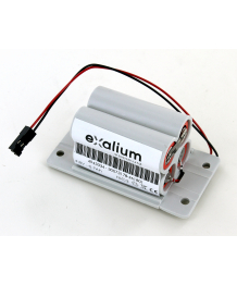 Batterie 4.8V 0.7AH NiCd 4s1p + connecteur2 P et plaque