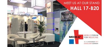 Trade show Medica Düsseldorf from 13 to 16 November 2017