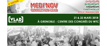 Vlad participa al salón MEDI'NOV que se celebrará a Grenoble del 21 al 22 de marzo de 2018