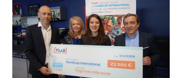 € 23 000 of gift to Handicap International