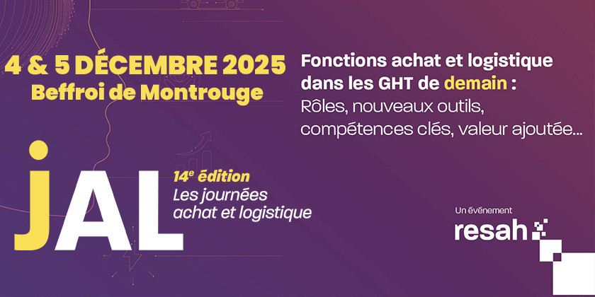 Rendez-vous aux Journées Achat Logistique RESAH | 4 & 5 décembre 2025